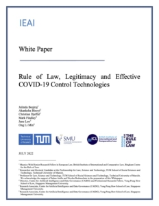 Rule of Law, Legitimacy and Effective COVID-19 Control Technologies